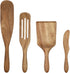 Mad Hungry, As Seen On TV, WKA 51218, 4-Piece Premium Acacia Wood Spurtle Set - Natural