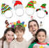 JOYIN 24 Pack Christmas Headbands, Holiday Headbands for Christmas Party Accessories and Party Favors Photo Booth (One Size Fits All)