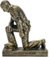 Dicksons Joyful in Hope Praying Police Officer 5 inch Gold Resin Stone Table Top Figurine