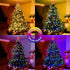 COLCOW 300 LED Color Changing Christmas String Lights Indoor Outdoor, 108ft Warm White Mixed Multicolor 11 Modes Fairy Lights, Connectable Waterproof Christmas Tree Lights with Timer Remote