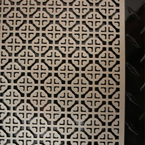 MD Building Products 57005 1-Feet by 2-Feet Satin Nickel Mosaic Aluminum Sheet