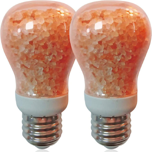 Elvissmart ES-1651B-2PK E26 Smart Dimmable Led Light Bulb 7 Watt Indoor Himalayan Pink Salt, 2 Count (Pack of 1), Pack of 2