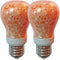 Elvissmart ES-1651B-2PK E26 Smart Dimmable Led Light Bulb 7 Watt Indoor Himalayan Pink Salt, 2 Count (Pack of 1), Pack of 2