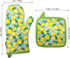 SUSHOW Cotton Oven Mitts and Pot Holders Sets,4-Piece Set,Kitchen Oven Gloves,BBQ Gloves,Pot Holders for Kitchen,Hot Pads ,Heat Resistant with Lining,Cooking Gloves for Cooking Baking Grilling