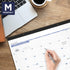 2022 Desk Calendar by AT-A-GLANCE, Monthly Desk Pad, 21-3/4" x 17", Standard, Blue/Gray (SW20000)