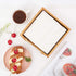 Rattan Baskets for Napkins 7.5" x 7.5" x 2.5" Dinner Napkin Holder for Table Party Square Wicker Basket for Papers Napkin Tray for Kitchen Counter Top