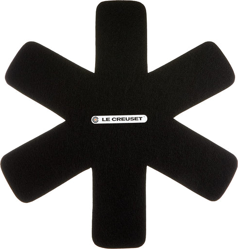 Le Creuset Felt Pan Protectors, Set of 3, 16" Diameter, Black