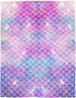 T&H Home Artistic Blanket, Ombre Beauty Mermaid Fish Scale Soft Flannel Fleece Bedding Blanket for Couch, Throw Blanket for Cover Men Women Aults Kids Girls Boys 50"x60"
