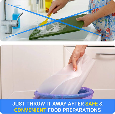 Disposable Plastic Cutting Board for Kitchen & Outdoor Large Flexible Chopping Boards Custom Cutting Mats for BBQ and Camping 25