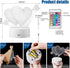 3D Love Cupid Lamp, Romantic Love Illusion Light 16 Colors Change Night Light LED Heart Sleep Light for Valentines Wife Boyfriend Girlfriend, Remote Touch