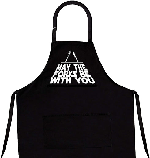 Nomsum Aprons for Men | Premium Quality Funny Aprons | Best for BBQ, Grilling and Cooking | Chef Kitchen Grilling Apron