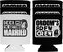 NeeNoNex Beer Me I'm Getting Married and Groom's Crew Crew Insulated Can Coolie Coolers (12, Beer Me + Brew Crew)