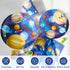 Decorlife Space Themed Party Supplies Serves 16, Space Plates and Napkins Sets, Cups, Knives, Forks, Spoons Included, Total 112pcs