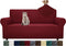 ZNSAYOTX Super Stretch Couch Cover Universal Sofa Covers for Living Room Dogs Pet Friendly Furniture Protector Fitted Spandex Sofa Slipcovers with Anti Slip Foam Sticks (Wine Red, Sofa)