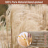 Mckanti Dried Pampas Grass, 80 Pcs Natural Pampas Grass, with 6 Colors DIY 17.7" Pampas Grass Dried Flowers, Boho Home Wedding Party Decor.