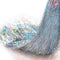Boao 10000 Strands Tinsel Icicles Iridescent Tinsel Foil Fringe Garland for Christmas Xmas Tree Decorations Graduation Party Supplies Holiday Decor (Silver)