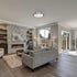 LED Flush Mount Ceiling Light | Dimmable | Brushed Nickel | Double Ring | Round (10 inches, Adjustable Light Color)
