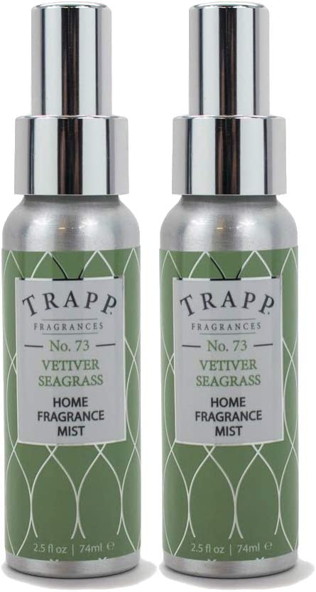 Trapp Home Fragrance Mist - No. 73 Vetiver Seagrass, 2.5 oz (2 Pack)