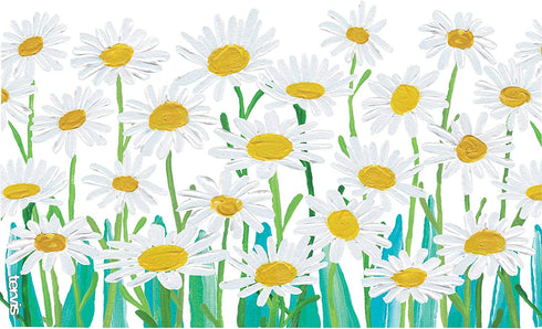 Tervis Painted White Daises Insulated Tumbler with Wrap and Lid, 16 oz - Tritan, Clear