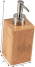 Bamboo Naturals Soap Dispenser, Made of Sustainable Bamboo, Stylish Sink Accessory, Durable and Beautiful, Pack of 1