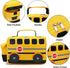 BLUBOON Insulated Lunch Box for Kids Boys Girls School Lunch Bags Reusable Cooler Thermal Meal Tote for Picnic (Yellow School bus)