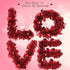 Valentines Day Red Heart Tinsel Garland, 39.3 ft Valentines Decor, Red Shiny Garland, Hanging Metallic Tinsel Ornaments, Valentines Day Decorations for Tree Wreath Wedding Party Decoration Supplies