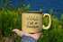 Cup Of Sunshine Cute Ceramic Campfire Coffee Mug - Campfire Gift Mug For Happy Camper - Outdoor Backpacking Mountain Camper Mugs Lovers - Cool Gifts for Friends, Moms, Christmas And Holiday Gift Cup