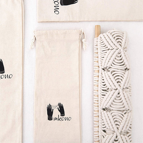 Mkono Hanging Photo Display Macrame Wall Hanging Pictures Cards Holder Boho Home Decor Chic Ornament Gift for Apartment Bedroom Living Room Gallery, with 40 Wood Clips, 37" L x 25.5''W