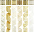 MEEDEE Gold Ribbon 2.5 Inch Christmas Ribbon 6 Rolls 36 Yards Organza Sheer Ribbon Mesh Ribbon Metallic Glitter Decorating Gift Wrapping Ribbon Bow Perfect for A Tree Topper Wreath Mailbox Swag