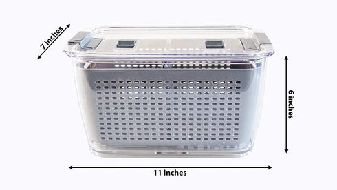 Kitchen Spaces Colander Bin, Large, Gray