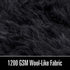 LOCHAS Ultra Soft Fluffy Rugs Faux Fur Sheepskin Area Rug for Bedroom Bedside Living Room Carpet Nursery Washable Floor Mat, 2x3 Feet Black