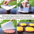 Meykers Burger Smasher 6.3" Smash Press Hamburger & 100 Patty Paper | for Griddle Grill Pan Skillet | Weight Gain Flat Presser Smashburger Maker 304 Stainless Steel | Meat Bacon Sandwich Tool Kit