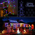 200 Led Outdoor Solar Rope Lights with Remote 72Ft 8 Modes Timing Function Waterproof Trampoline String Lights for Deck Yard Garden Party Christmas Decorations