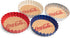 TII Metal Coasters S/4, red white blue