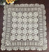 Hetao 100% Cotton Handmade Crochet Square Tablecloth Doilies Lace Table Covers ,Beige, 31 Inch