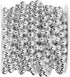 Emoshayoga Pearl Bead Roll, Garland Decoration Artificial Pearls Beads Garland Gold Beads Roll for Christmas Wedding DIY Decoration Holiday Party Supplies 8mm 10m/ 32.8ft(Silver)