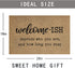 Welcome Mats for Front Door Outdoor Entry Welcome Ish Depends Who You are Doormat Non-Slip Rubber Mat for Home Indoor Farmhouse Funny Kitchen Rugs Balcony Patio Full Brown