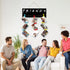 deco delish Friends Photo Clip - Friends Theme Frame Photo Holder - Picture Collage Photo Hanging Display - Wood Card Holder Display Friends TV Show Wall Decor Multi Pictures Organizer