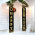 Large New Year Door Banner, 2 Pieces - 72x12 Inch, Happy New Year Banner 2022 | New Year Door Hanging Decorations | New Year Door Sign for New Years Eve Party Supplies 2022 Happy New Year Decorations