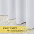NICETOWN Room Darkening Window Curtain Panel - (Greyish White/Silver Grey Color) Solid Thermal Insulated Blind Privacy Drape for Bedroom,52x84 inches, 1 Pack