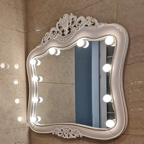 SICCOO Vanity Mirror Light, RGB Colorful DIY Hollywood Style LED Makeup Mirror Lights with 10 Dimmable Light Bulbs,USB Cable, RGB (Mirror Not Include)