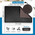 Kitchen Mat Cushioned Anti Fatigue Kitchen Rug, Waterproof Kitchen Rugs and Mats for Floor, Thick Non-Slip Standing Desk Mat for Kitchen, PVC Memory Foam Mat (Black, 17" x 29")