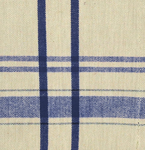 DII Kitchen Essentials Everyday French Stripe Tabletop Collection, Napkin Set, 20x20, Taupe/Nautical Blue, 6 Piece