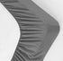 Cathay Home 108072-FT Fitted Sheet, Twin, Gray
