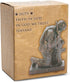 Dicksons Duty Faith God Praying Soldier 5 inch Gold Resin Stone Table Top Figurine