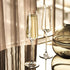 LUXU Champagne Glasses,8OZ,Lead-Free Crystal Christmas Flutes(2pack) with Clear Long Stem -Valentine's Day Birthday Anniversary Ideas for Christmas,Perfect for Wedding,Parties and Bars