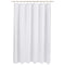 Amazon Basics Linen Style Bathroom Shower Curtain - Bright White, 72 Inch