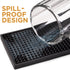 Rubber Bar Top Spill Mat (1) - 24" x 4" Heavy Duty Non-Slip Professional Bartender Accessories - Essential Business Supplies for Cocktail Drink Mixing, Industrial & Home Kitchen