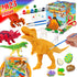 FUNZBO Kids Crafts and Arts Set Painting Kit - Dinosaurs Toys Art and Craft Supplies Party Favors for Boys Girls Age 4 5 6 7 Years Old Kid Child Creativity DIY Gift Set