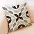 MOCOFO Set of 4 Cotton Linen Farmhouse Decorative 2-Sided Simple Geometric Throw Pillow Case Cushion Cover for Home Sofa Decor 18"X18"